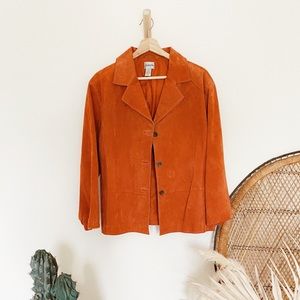 Chico’s Leather Blazer